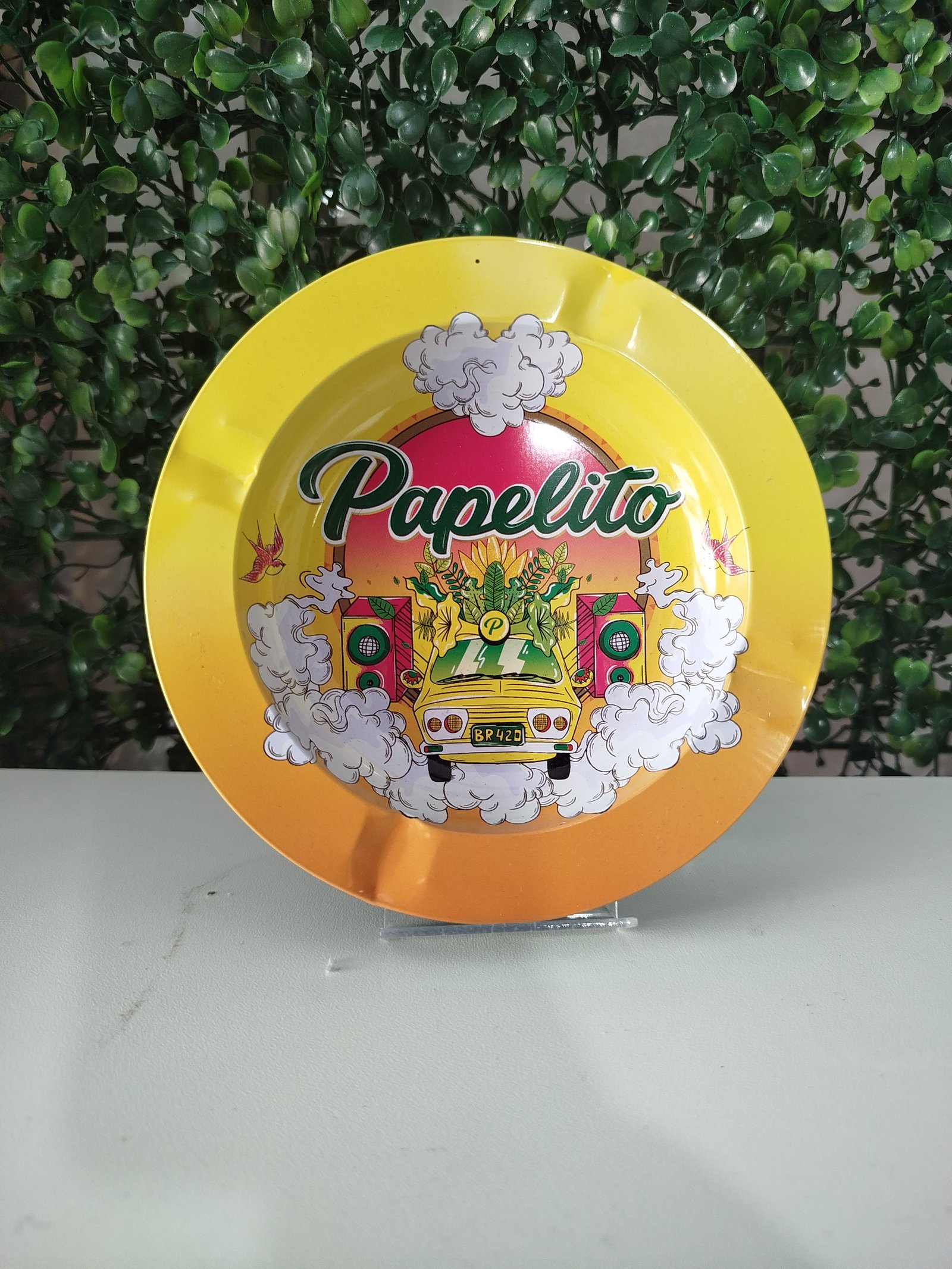 Cinzeiro Papelito Brasília Amarela