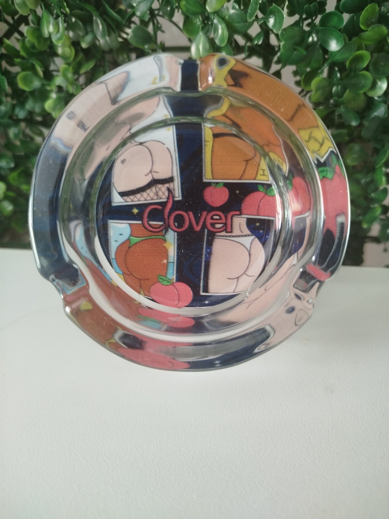 Cinzeiro vidro Clover |V